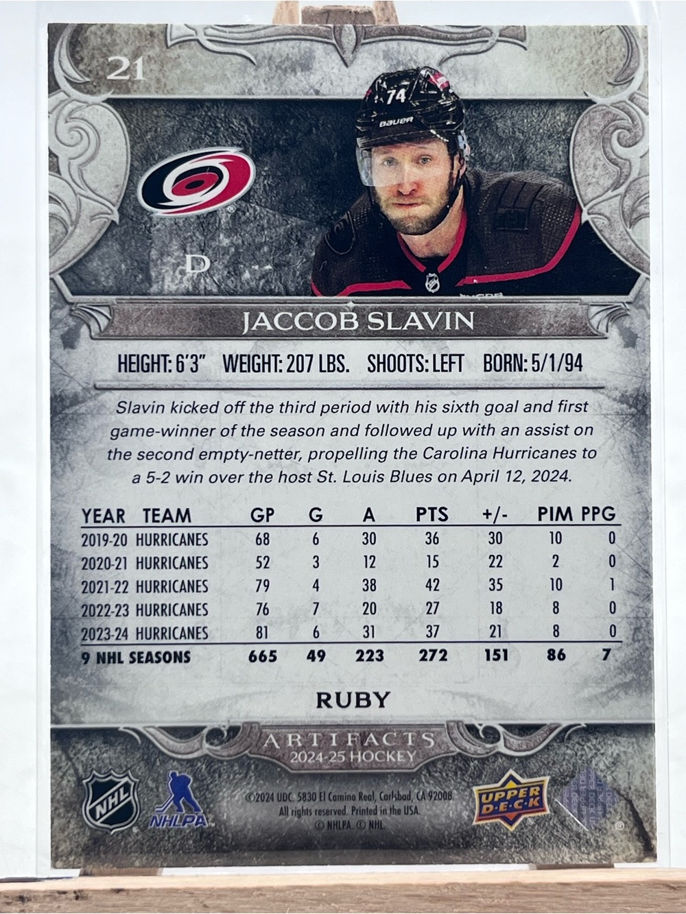 Jaccob Slavin - Picture 3 of 3
